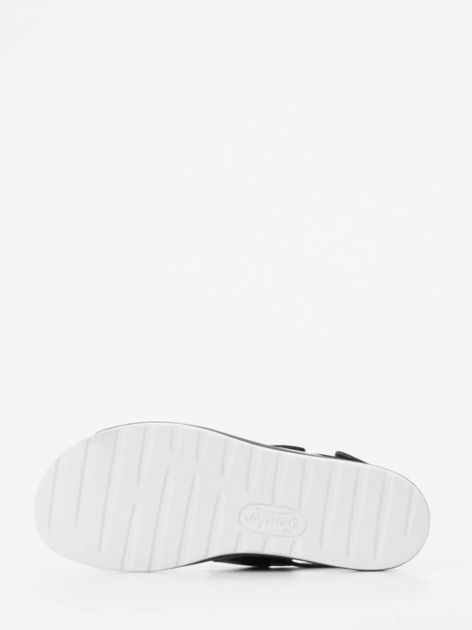 Semler – Klettsandalette aus Kalbleder Schwarz