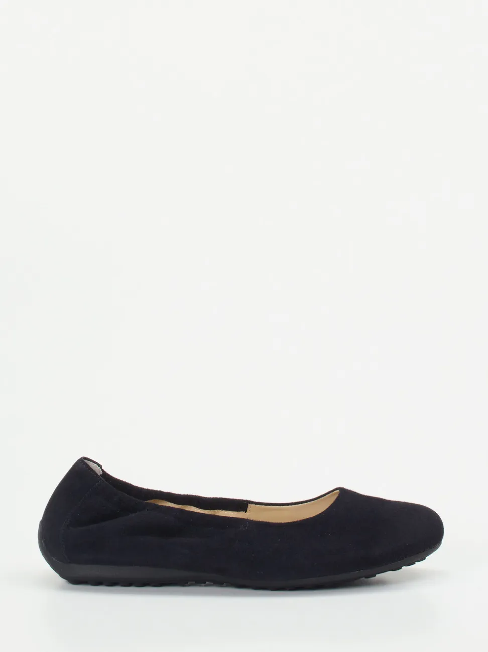 Semler – Komfort-Ballerinas aus Veloursleder blau