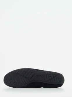 Semler – Komfort-Ballerinas aus Veloursleder blau
