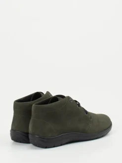 Semler – Komfort-Bootie aus Veloursleder olivgrün