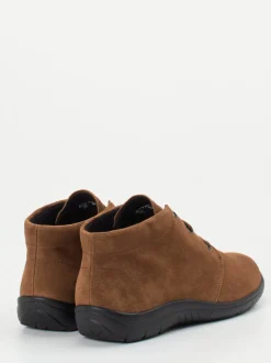 Semler – Komfort-Bootie aus Veloursleder braun