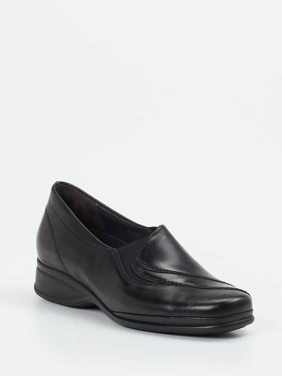 Semler – Komfort-Loafer aus Kalbleder schwarz