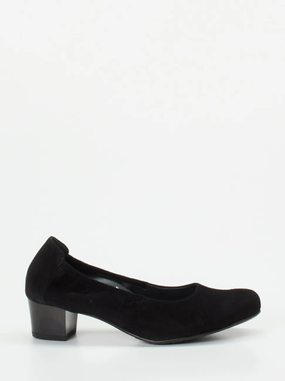 Semler – Komfort-Pumps aus Veloursleder schwarz