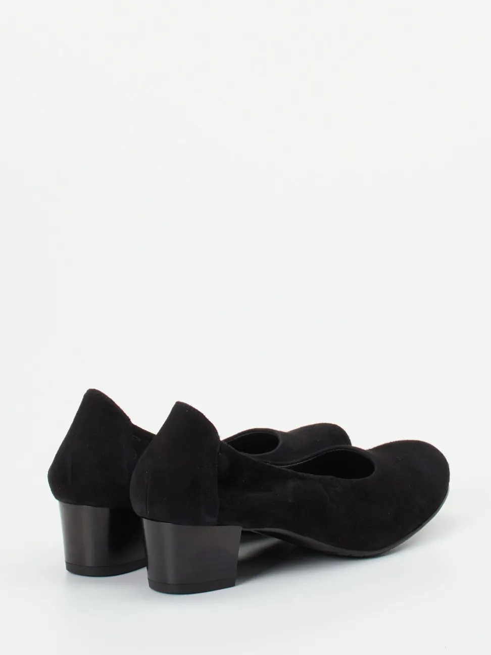 Semler – Komfort-Pumps aus Veloursleder schwarz