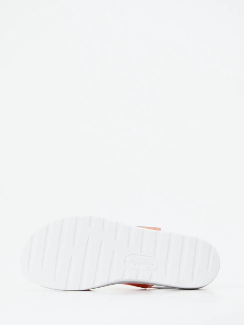 Semler – Komfortsandale aus Lackleder Orange