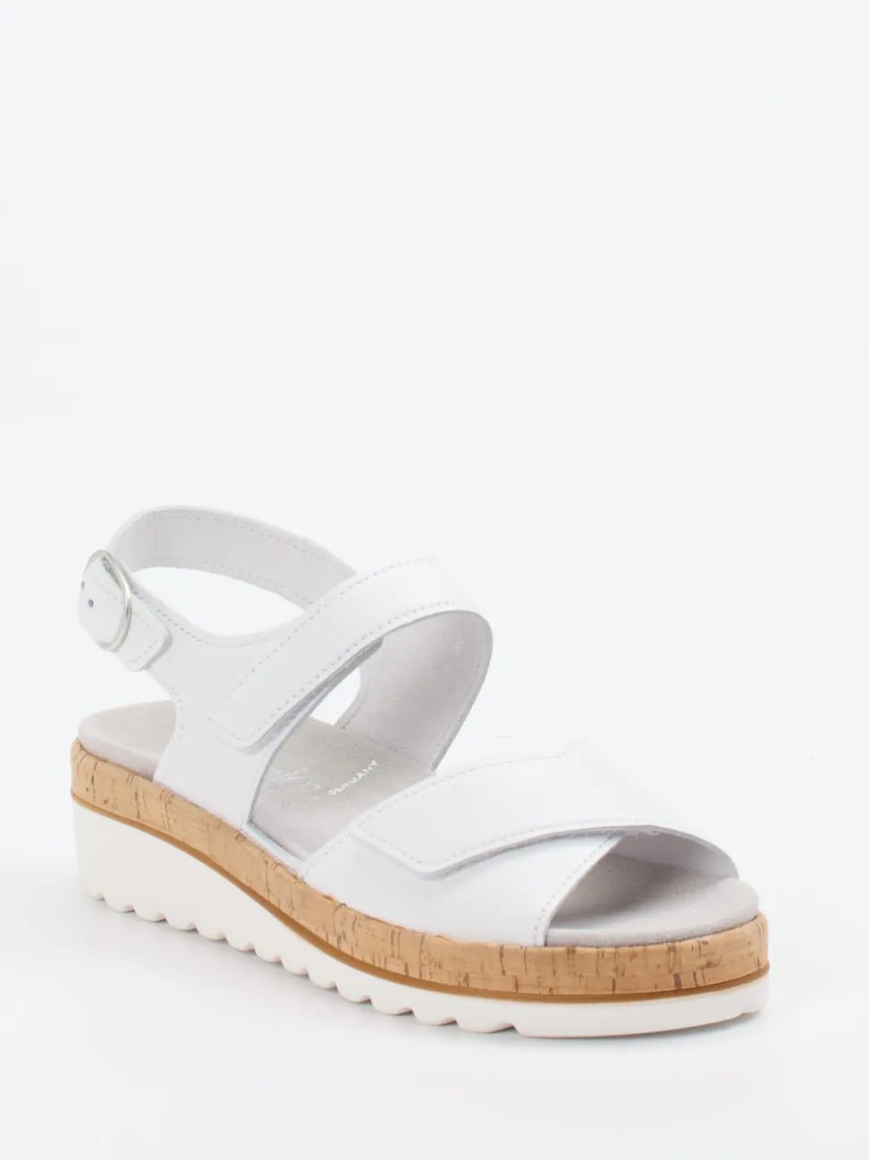 Semler – Komfort-Sandalen aus Kalbleder weiß