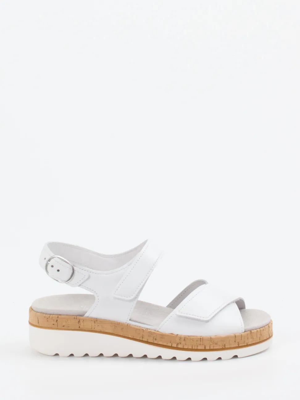 Semler – Komfort-Sandalen aus Kalbleder weiß