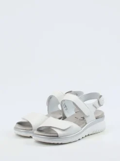 Semler – Komfortsandalen aus Kalbleder weiß
