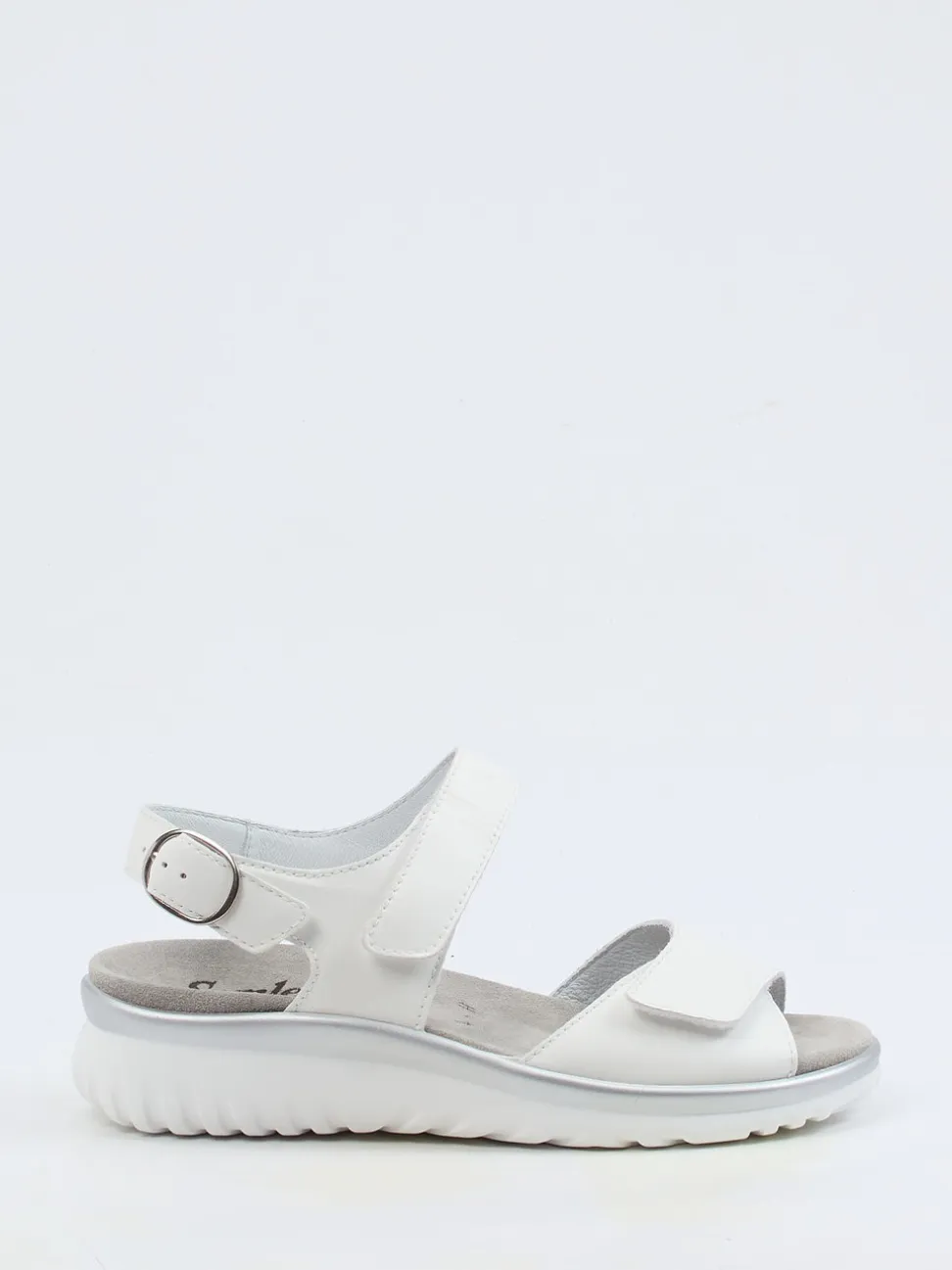 Semler – Komfortsandalen aus Kalbleder weiß