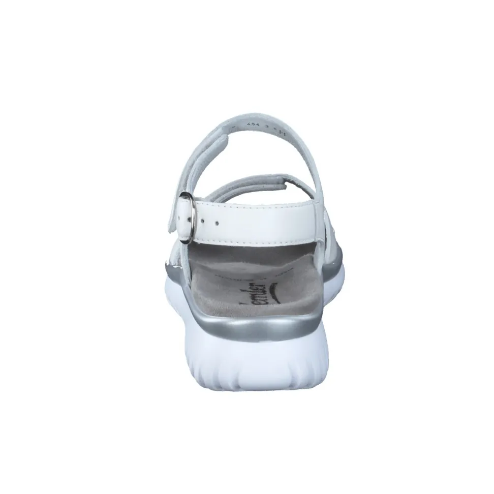 Semler – Komfortsandalen aus Kalbleder weiß