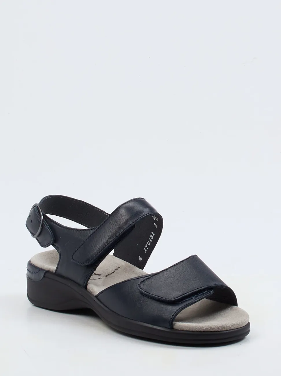 Semler – Komfortsandalen aus Kalbleder dunkelblau