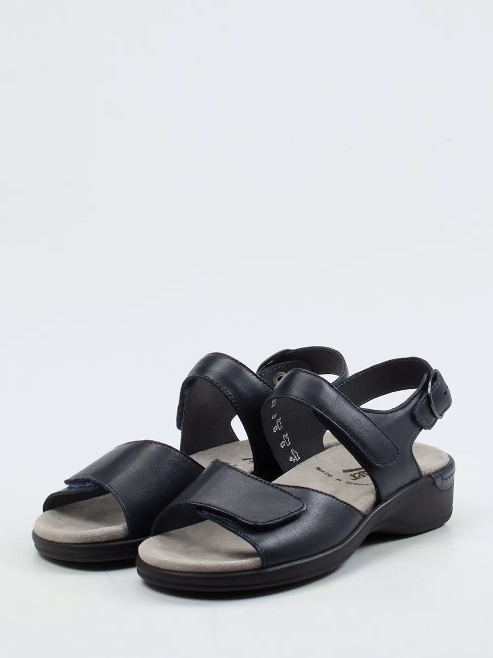 Semler – Komfortsandalen aus Kalbleder dunkelblau