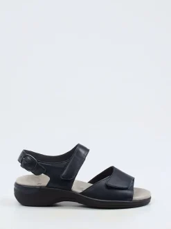 Semler – Komfortsandalen aus Kalbleder dunkelblau
