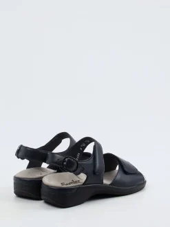 Semler – Komfortsandalen aus Kalbleder dunkelblau