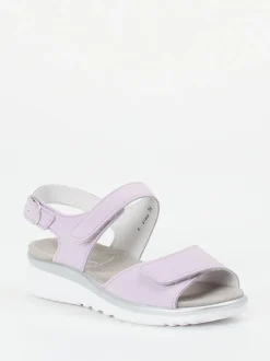 Semler – Komfortsandalen aus Nubukleder Flieder