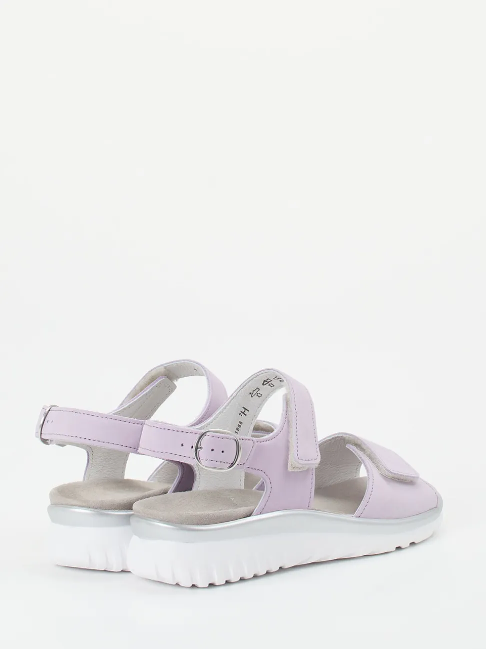 Semler – Komfortsandalen aus Nubukleder Flieder