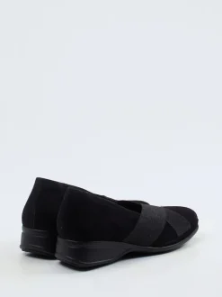 Semler – Komfort-Slipper aus Veloursleder schwarz