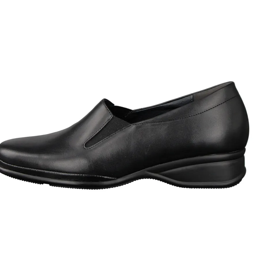 Semler – Komfort-Slipper aus Kalbleder schwarz