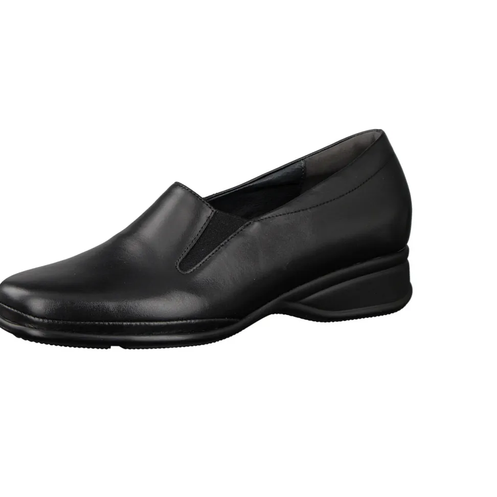 Semler – Komfort-Slipper aus Kalbleder schwarz