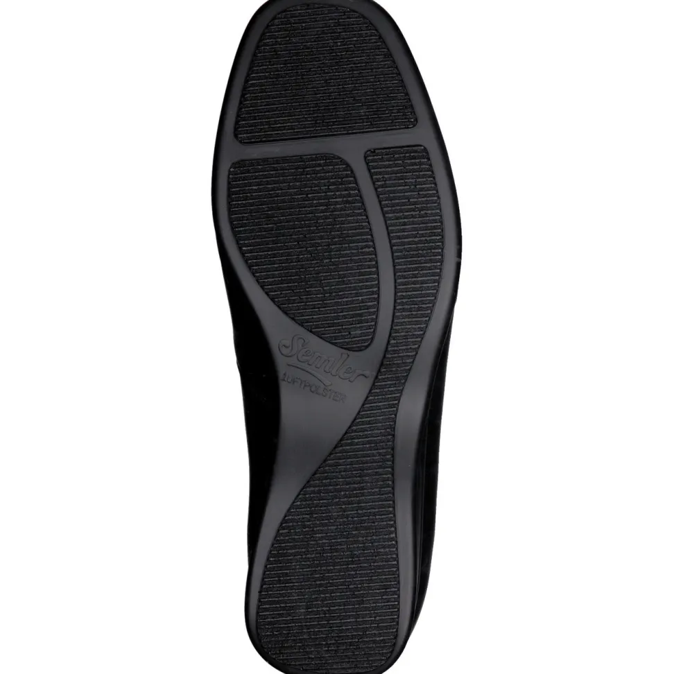 Semler – Komfort-Slipper aus Kalbleder schwarz