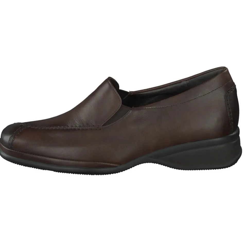 Semler – Komfort-Slipper aus Kalbleder Dunkelbraun