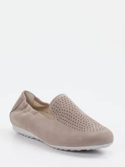 Semler – Komfort-Slipper aus Veloursleder taupe