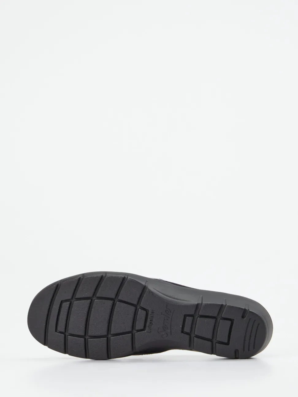 Semler – Komfort-Slipper aus Velours- & Lackleder dunkelviolett