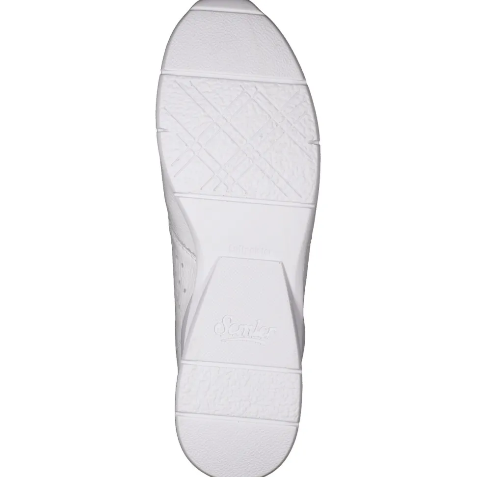Semler – Komfort-Sneaker aus Kalbleder weiß