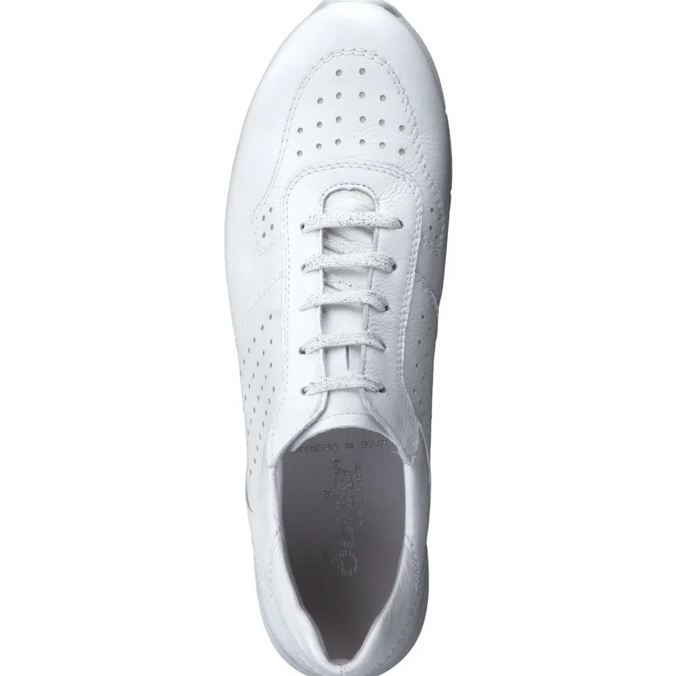 Semler – Komfort-Sneaker aus Kalbleder weiß