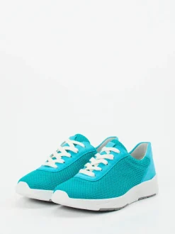 Semler – Komfort-Sneaker aus Textil türkisblau