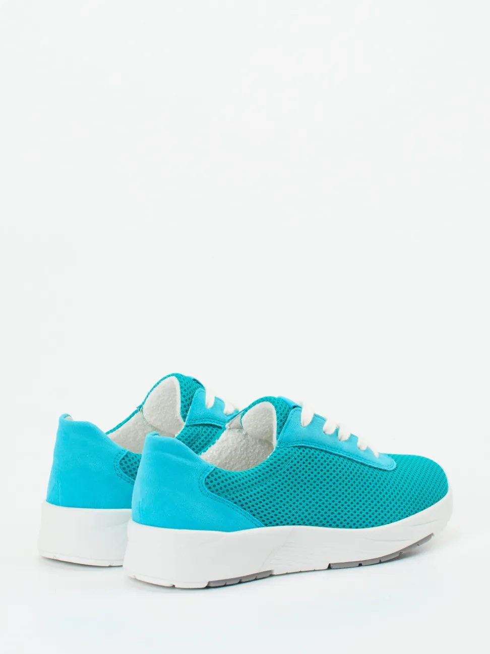 Semler – Komfort-Sneaker aus Textil türkisblau