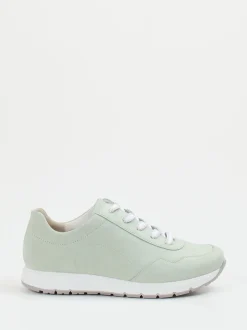 Semler – Komfort-Sneaker aus Nubukleder mintgrün