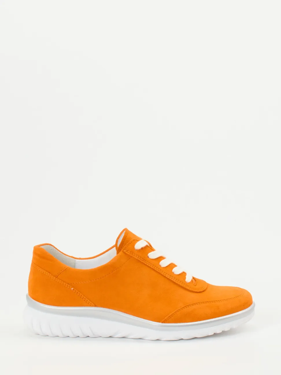 Semler – Komfort-Sneaker aus Veloursleder orange