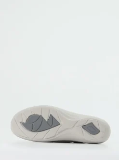 Semler – Komfort-Sneaker aus Veloursleder hellgrau