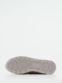 Semler – Komfort-Sneaker aus Veloursleder cognacbraun