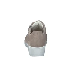 Semler – Komfort-Sneaker aus Veloursleder Taupe