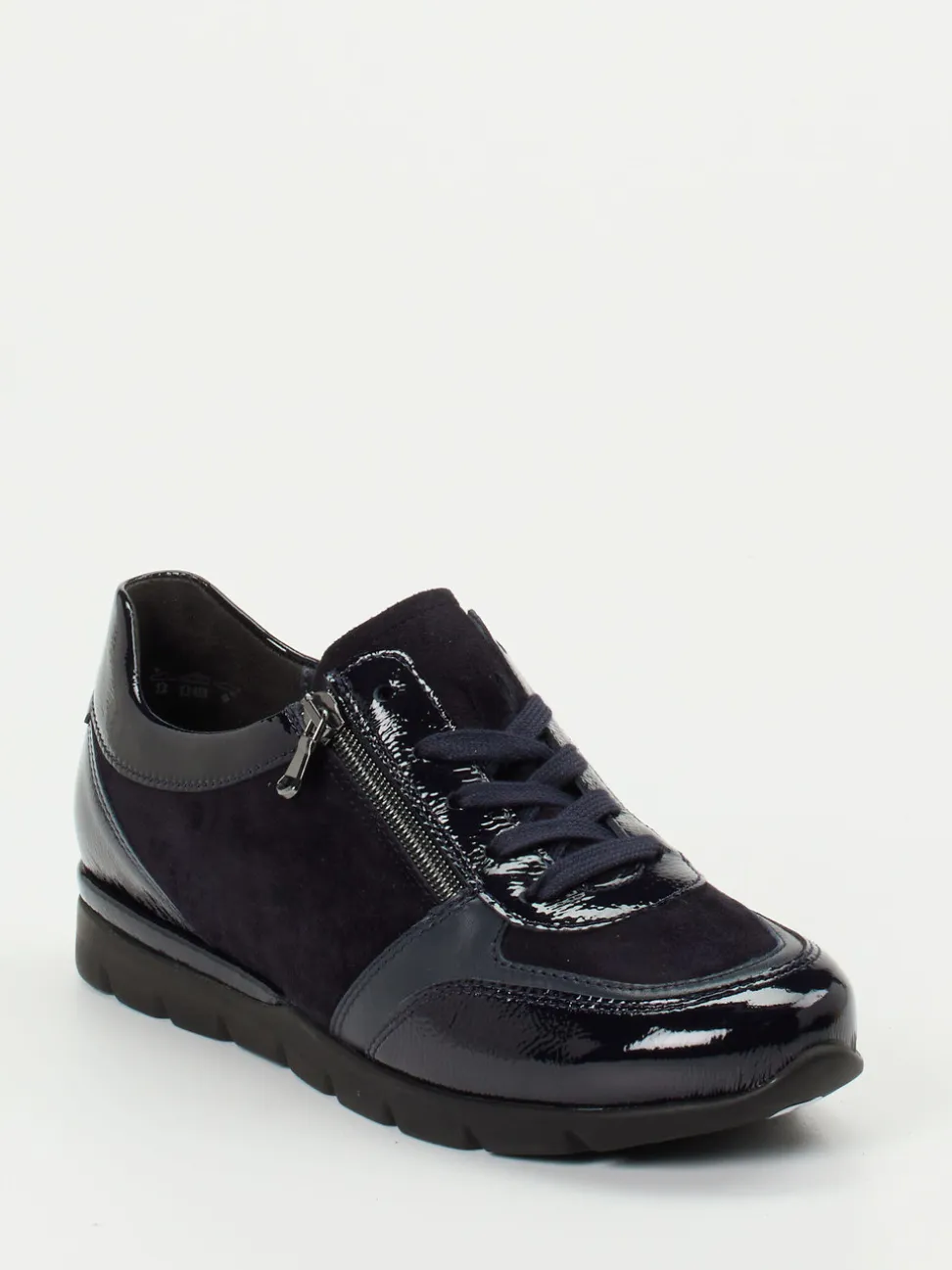 Semler – Komfort-Sneaker aus Veloursleder Dunkelblau