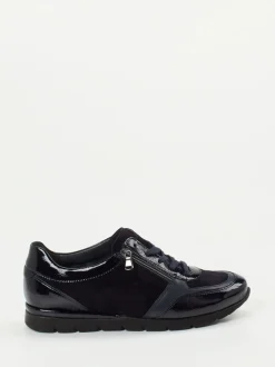 Semler – Komfort-Sneaker aus Veloursleder Dunkelblau