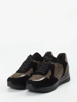Semler – Komfort-Sneaker aus Veloursleder Taupe