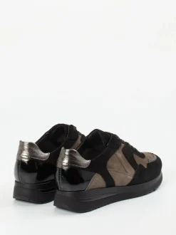 Semler – Komfort-Sneaker aus Veloursleder Taupe