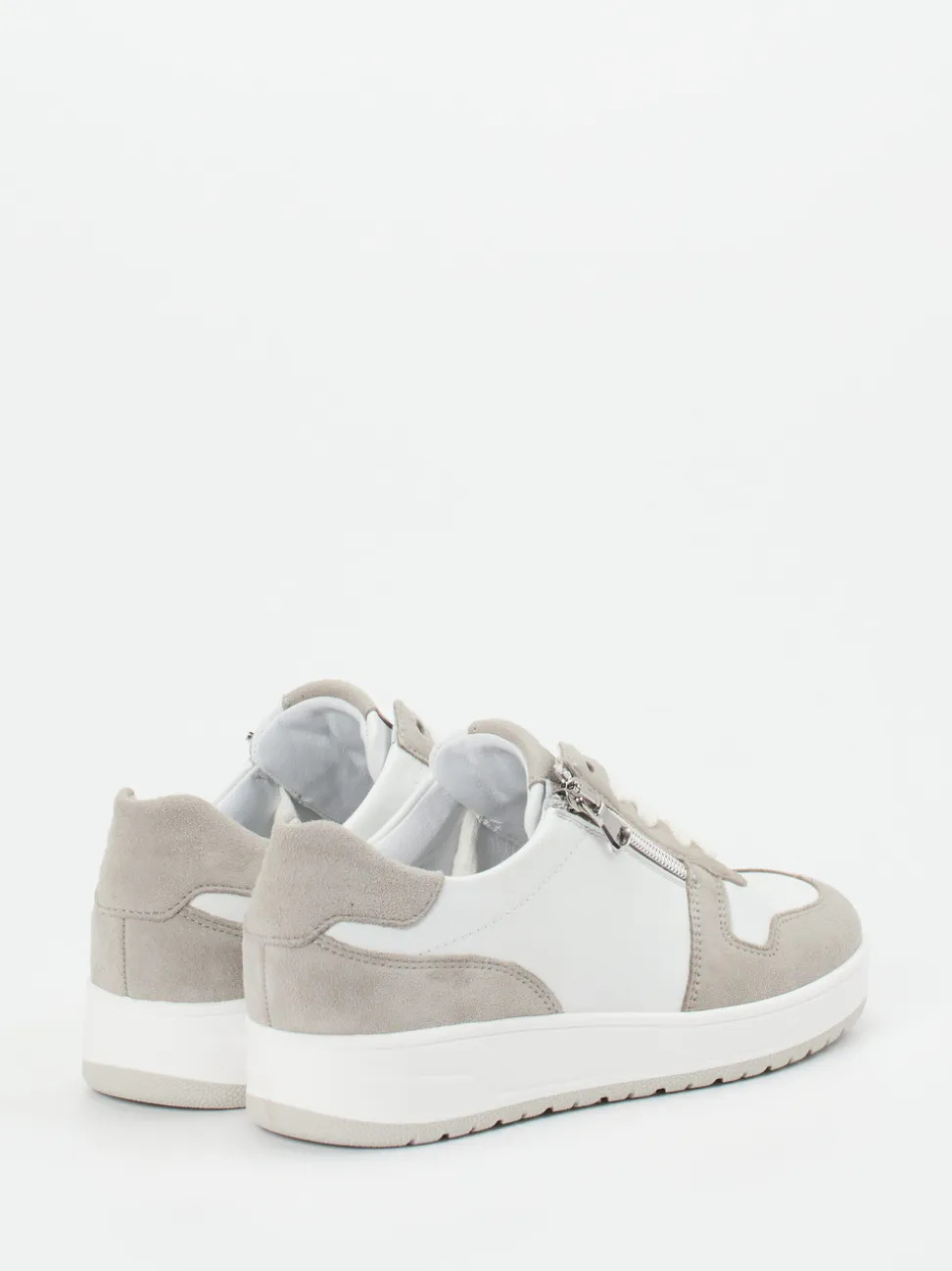 Semler – Komfort-Sneaker aus Veloursleder grau