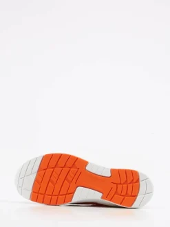 Semler – Komfort-Sneaker aus Mesh und Veloursleder orange