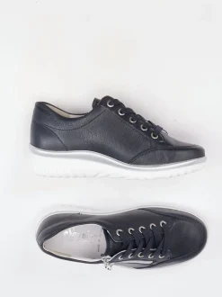 Semler – Komfort-Sneaker aus Kalbleder Dunkelblau