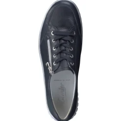 Semler – Komfort-Sneaker aus Kalbleder Dunkelblau