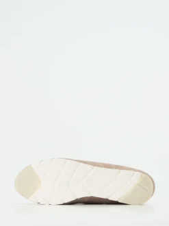 Semler – Komfort-Sneaker aus Veloursleder beige