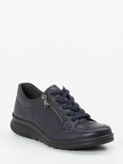 Semler – Komfort-Sneaker aus Elchleder Dunkelblau