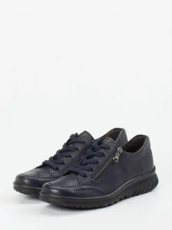 Semler – Komfort-Sneaker aus Elchleder Dunkelblau