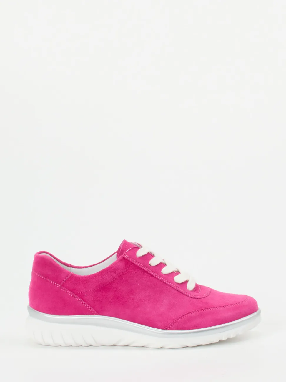 Semler – Komfort-Sneaker aus Veloursleder pink
