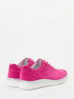 Semler – Komfort-Sneaker aus Veloursleder pink