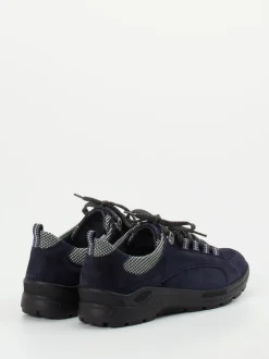 Semler – Komfort-Sneaker aus Veloursleder Dunkelblau